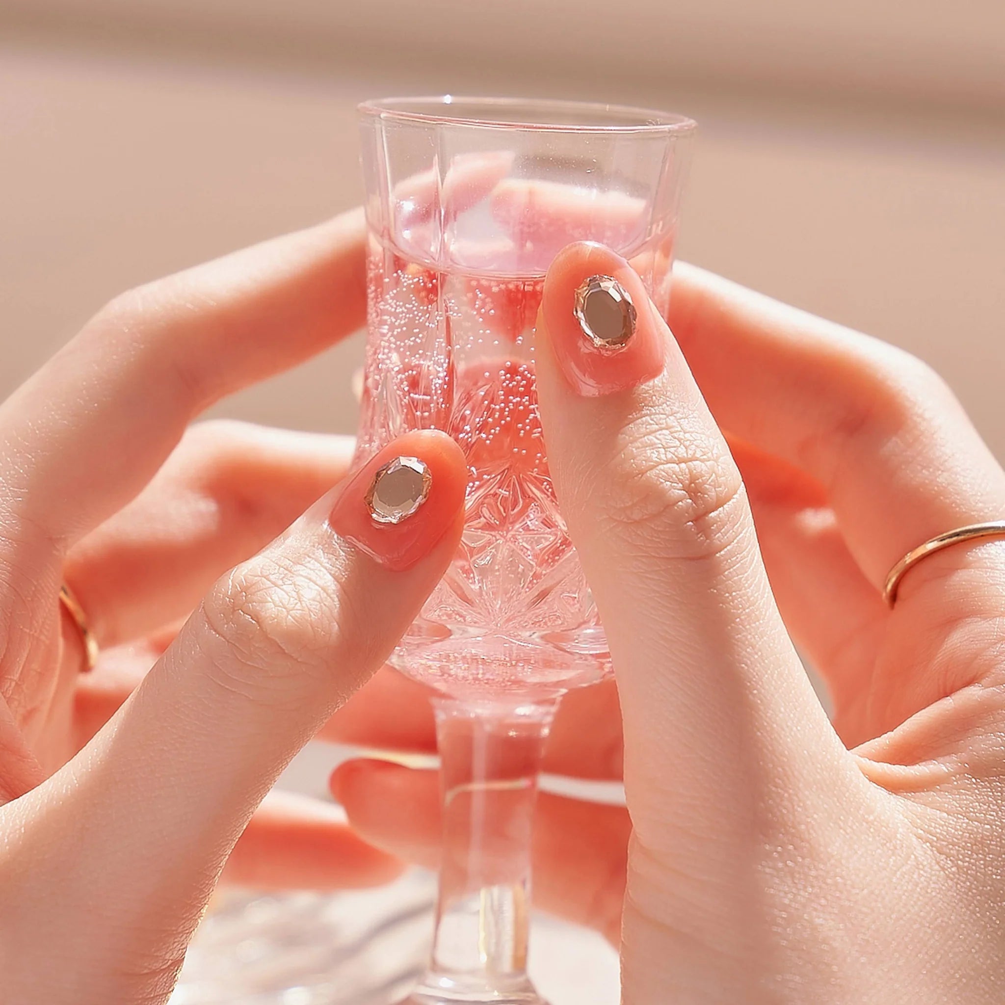 ÉDGEU16 Coral Stone Blusher | Gel Nail Sticker