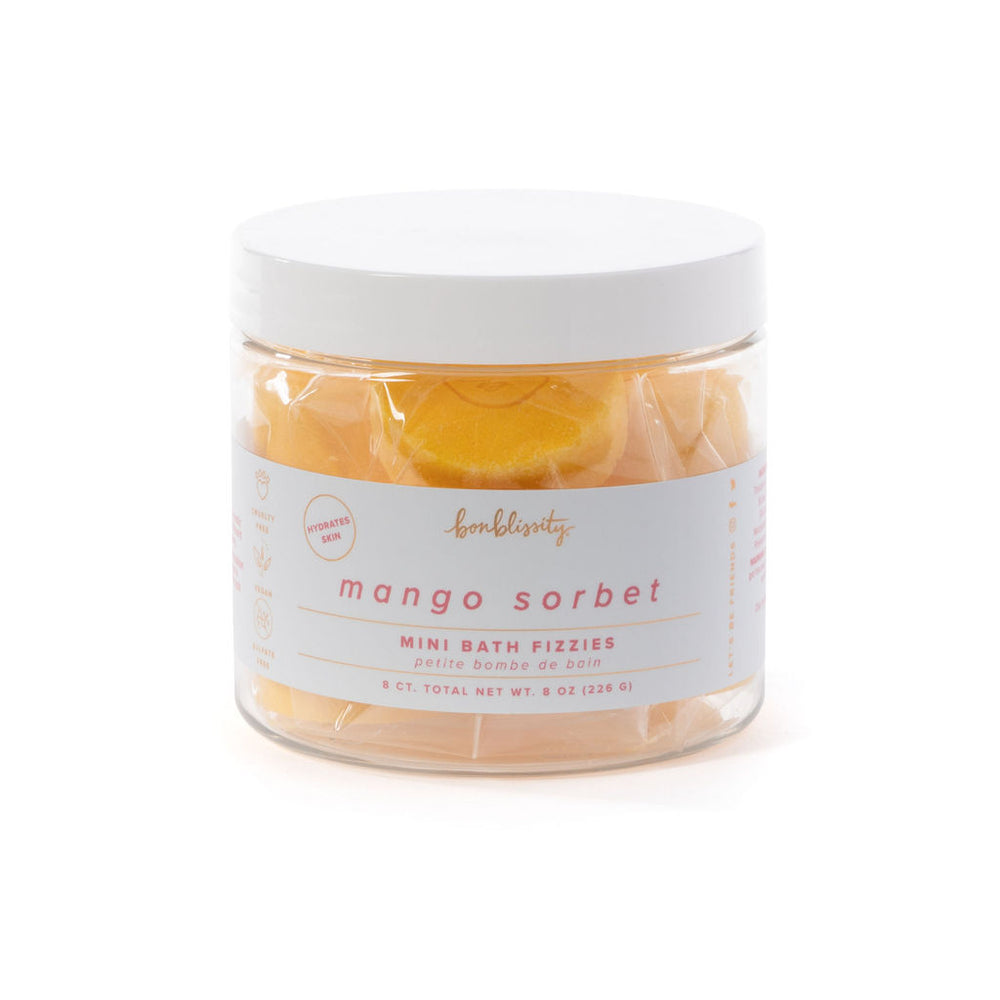 Mini Bath Fizzies (8 pc) - Mango Sorbet