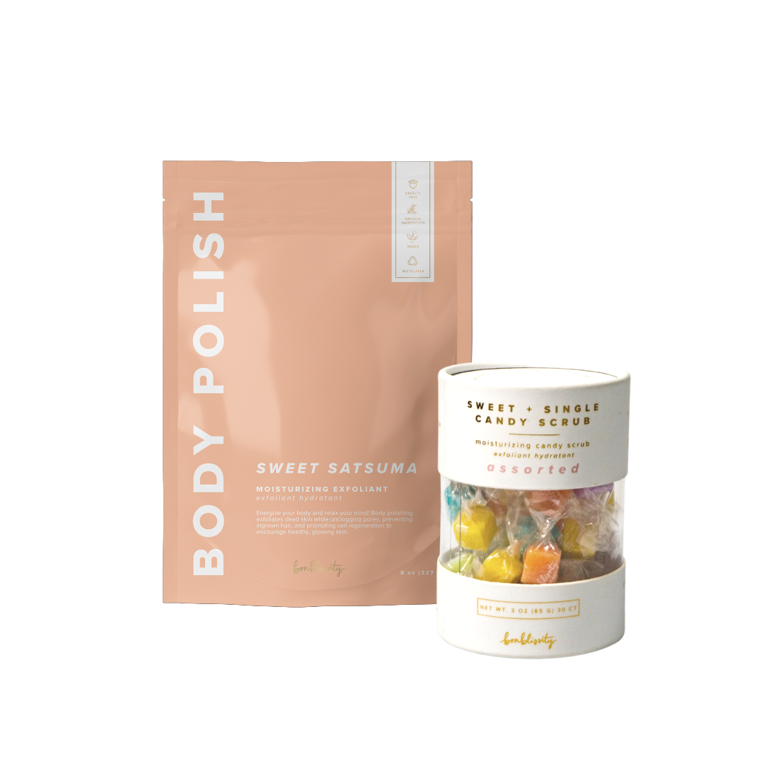 Gift Set Idea: Assorted Scents Candy Scrub + Body Polish Bundle + Gift Bag included