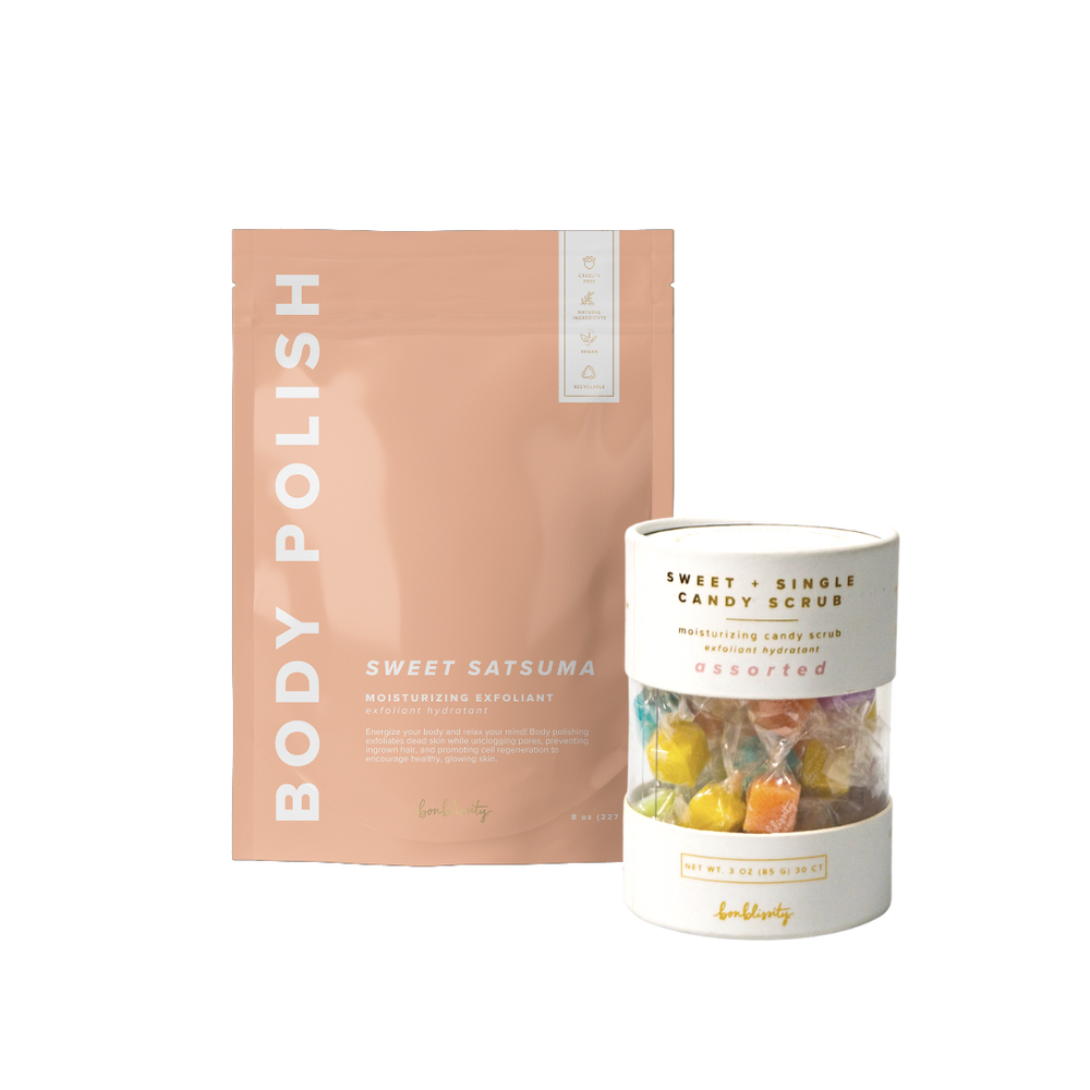 Gift Set Idea: Assorted Scents Candy Scrub + Body Polish Bundle + Gift Bag included
