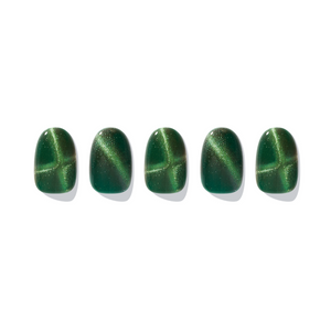 
            
                Load image into Gallery viewer, ÉDGEU16 Cross Green Magnet | Gel Nail Sticker
            
        