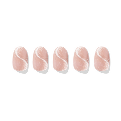 ÉDGEU16 Wave Pink Magnet | Gel Nail Sticker