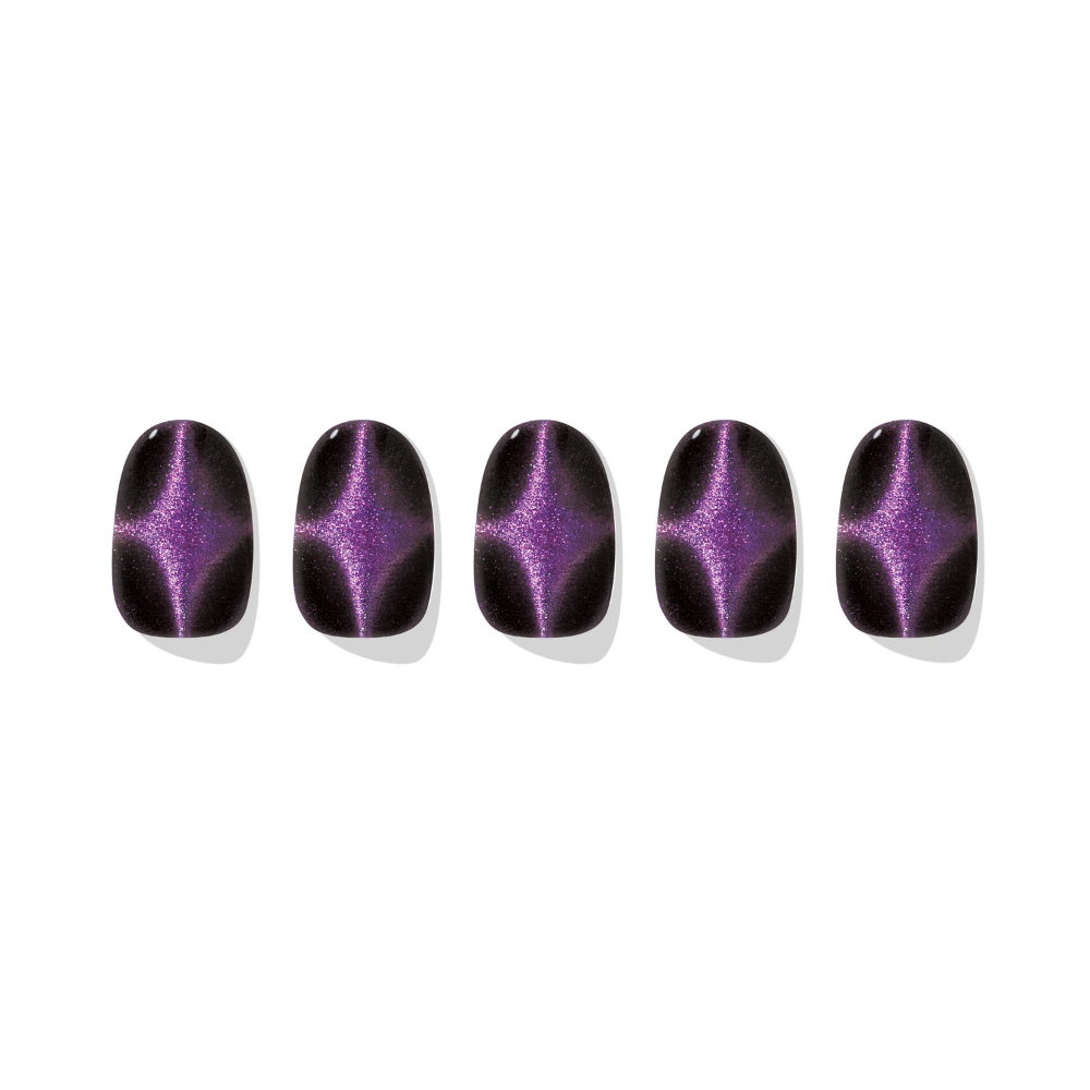 ÉDGEU16 Purple Hole Magnet | Gel Nail Sticker