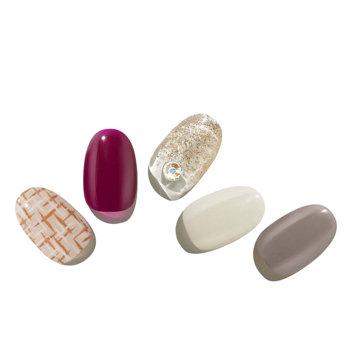 ÉDGEU16 New Tweed | Gel Nail Sticker