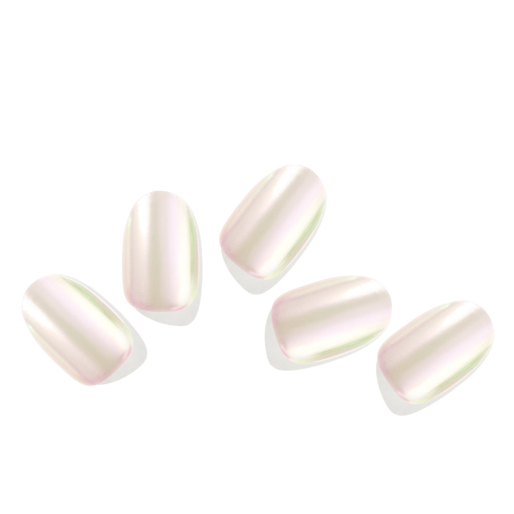 ÉDGEU16 Mirror Pink Beige | Gel Nail Sticker