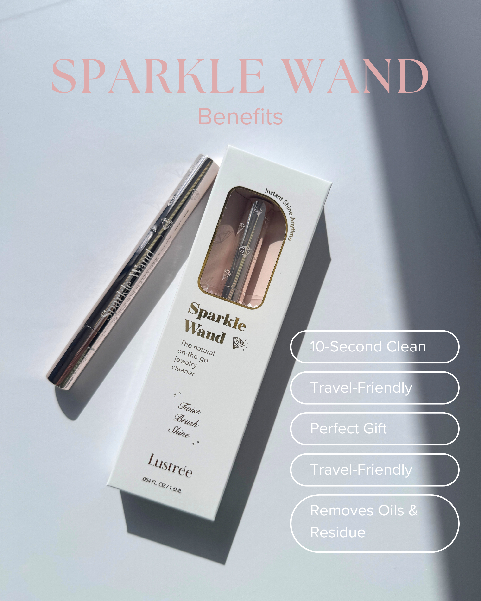 Sparkle Wand : On-the-Go Jewelry Cleaning Pen