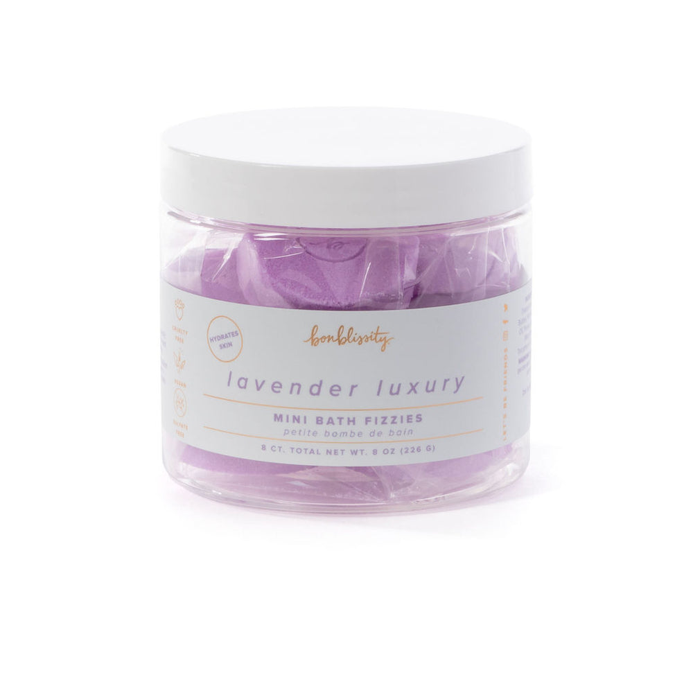 Mini Bath Fizzies (8 pc) - Lavender Luxury